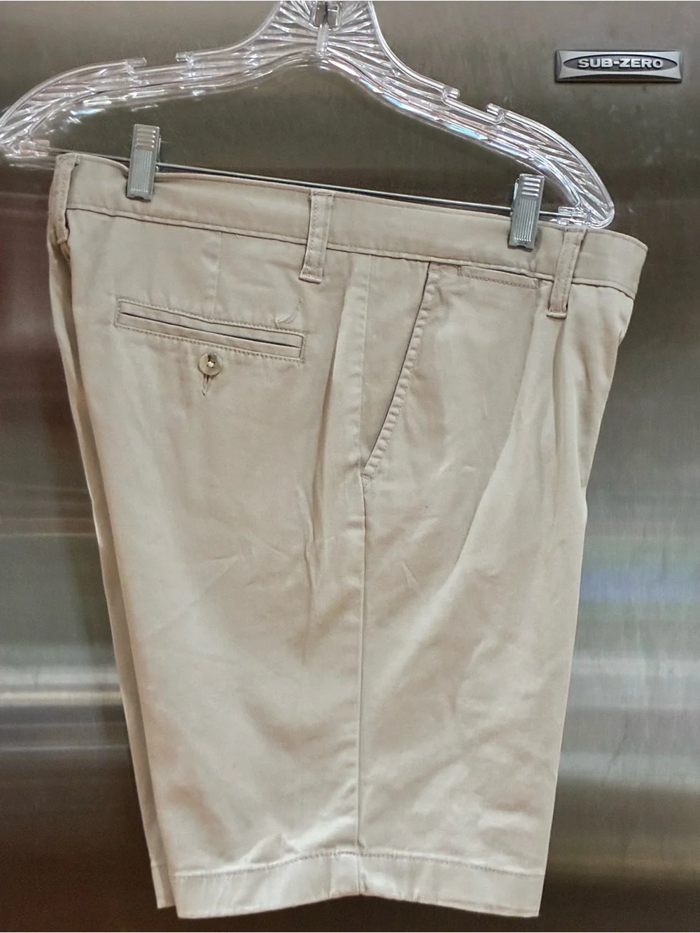 Nautica Men's Flat Front 8” Deck  Shorts in True Stone, Size 30W